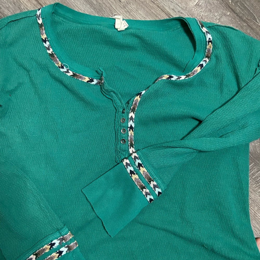 XL We The Free Henley long sleeve top